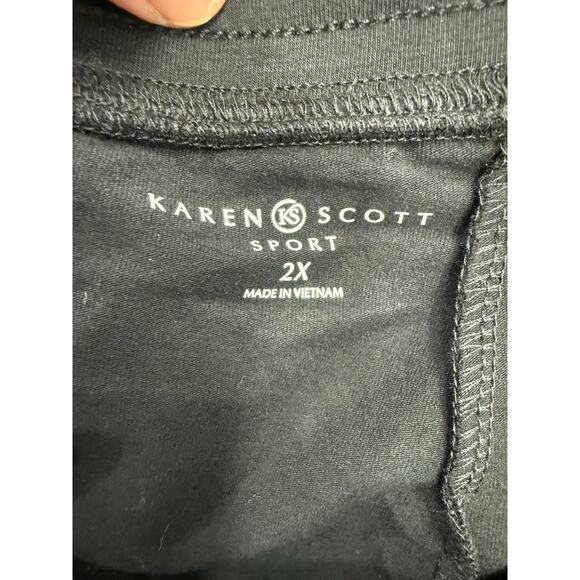 Karen Scott Women’s Sport pants Size 2X NEW # H780 - Picture 8 of 9